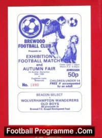 Brewood v Wolves 1984 – Friendly Match