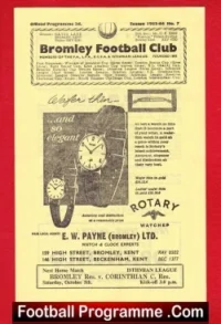 Bromley v Enfield 1963 – Isthmian League