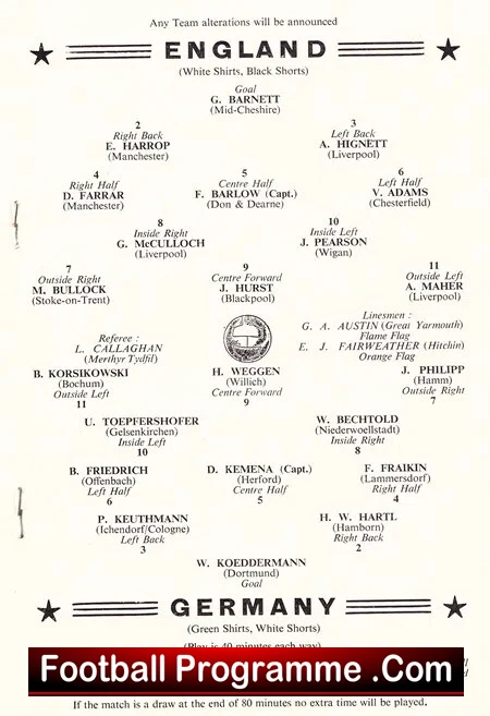 England v Germany 1962 - Schoolboys International at Wembley - Image 3