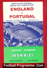 England v Portugal 1961 – At Wembley
