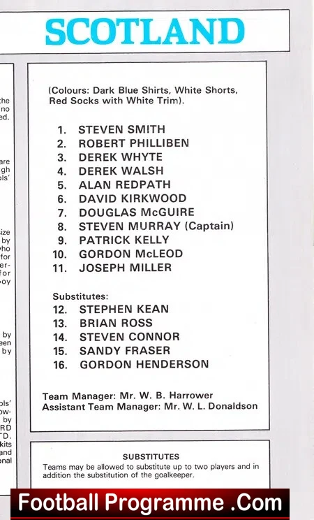 England v Scotland 1983 - Schoolboys International at Wembley - Image 4