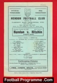 Hendon v Hitchin Town 1957