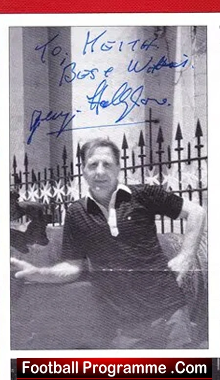 Jimmy Hallybone Testimonial Benefit Leyton Orient 1992 Signed - Image 3