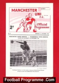 Manchester United v Liverpool 1962 – Reserve Match