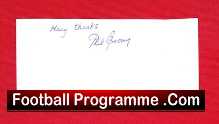 Phil Brown Testimonial Benefit Match Kettering Town 1996 Signed - Image 4