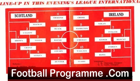 Scottish League v League Of Ireland 1958 - at Glasgow Rangers - Image 3