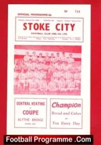 Stoke City v Norwich City 1962