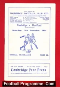 Tonbridge v Dartford 1957