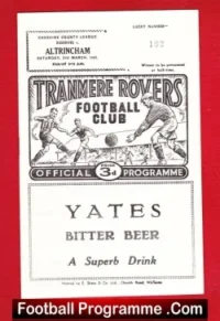 Tranmere Rovers v Altrincham 1962
