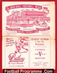 Walsall v QPR 1957