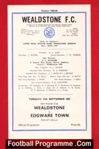 Wealdstone v Edgware Town 1963