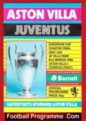 Aston Villa v Juventus 1983 – Football Match European Cup