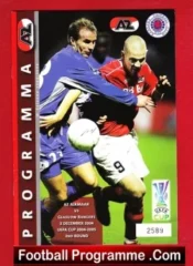 AZ Alkmarr v Glasgow Rangers 2004 – Netherlands Holland Dutch