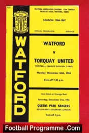 Watford v Torquay United 1966