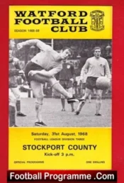 Watford v Stockport County 1968