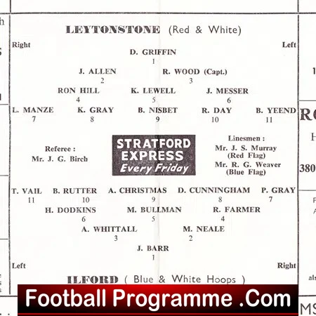 Leytonstone v Ilford 1962 - Image 2