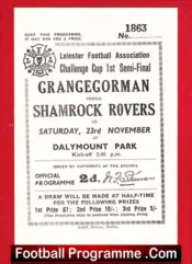 Grangegorman v Shamrock Rovers 1946 – Leinster Semi Final