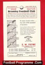 Bromley v Gravesend Northfleet 1959