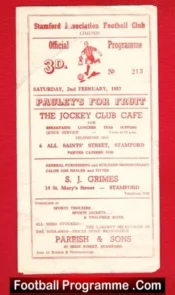 Stamford v Long Eaton 1957