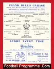 Bishops Stortford v Harrow Town 1961