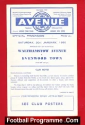 Walthamstow Avenue v Evenwood Town 1960 – Amateur Cup