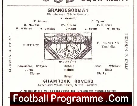 Grangegorman v Shamrock Rovers 1946 - Leinster Semi Final - Image 3