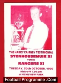 Harry Cairney Testimonial Benefit Match Stenhousemuir 1990