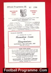 Hounslow Town v Kingstonian 1963 – Amateur Cup