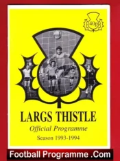 Largs Thistle v Glasgow Rangers 1993 – Challenge Match
