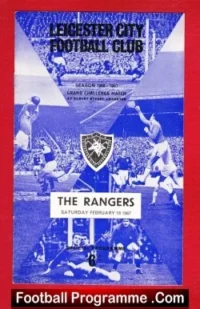 Leicester City v Glasgow Rangers 1967 – Challenge Match
