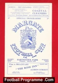 Margate v Folkestone Town 1959