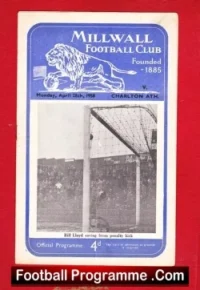 Millwall v Charlton Athletic 1958