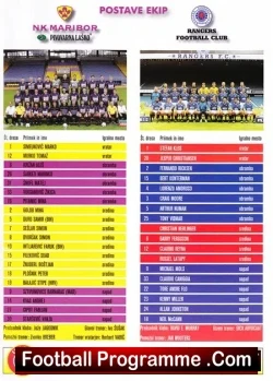 NK Maribor v Glasgow Rangers 2001 - Slovenia - Image 2