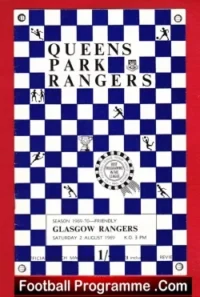 Queens Park Rangers v Glasgow Rangers 1969 – Friendly Match