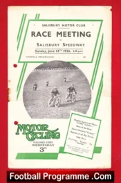 Salisbury Motorbike Motor Cross Grass Track Speedway 1936