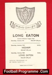 St Neots Town v Long Eaton 1950s