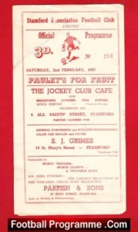 Stamford v Long Eaton 1957
