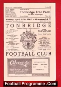 Tonbridge v Gravesend Northfleet 1964