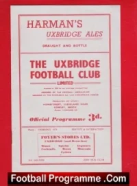 Uxbridge v Erith Belvedere 1954
