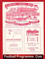 Walsall v Coventry City 1952