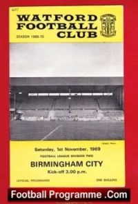 Watford v Birmingham City 1969