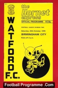 Watford v Birmingham City 1970