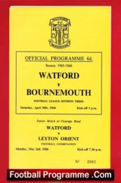 Watford v Bournemouth 1966