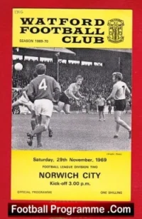 Watford v Norwich City 1969