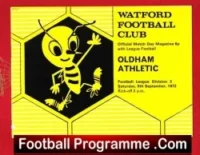 Watford v Oldham Athletic 1972