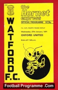 Watford v Oxford United 1971