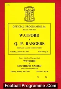 Watford v QPR 1965