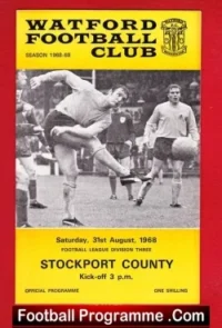Watford v Stockport County 1968