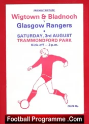 Wigtown Bladnoch v Glasgow Rangers 1985 – Trammondford Park
