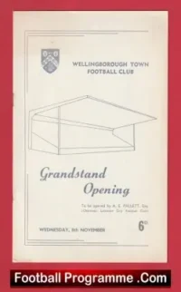 Wellingborough Town v Arsenal 1967 – Opening New Grandstand